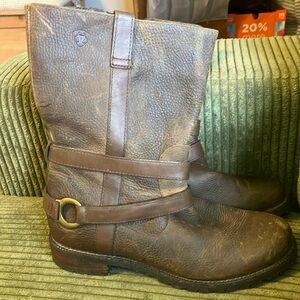 Ariat men’s brown waterproof brown leather boots